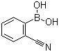 结构式 CAS# 138642-62-3, 2-氰基苯硼酸; 邻氰基苯硼酸
