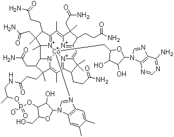 Cobamamide molecular structure (CAS 13870-90-1)