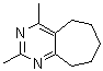 6,7,8,9-四氢-2,4-二甲基-5H-环庚三烯并嘧啶分子结构 (CAS 138722-72-2)