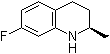(2R)-7-氟-1,2,3,4-四氢-2-甲基喹啉分子结构 (CAS 1388106-07-7)