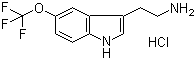 5-(Trifluoromethoxy)-1H-indole-3-ethanamine hydrochloride (1:1) molecular structure (CAS 1389313-40-9)