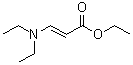 (E)-3-(二乙基氨基)丙烯酸乙酯分子结构 (CAS 13894-28-5)