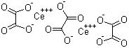 Cerium(III) oxalate molecular structure (CAS 139-42-4)