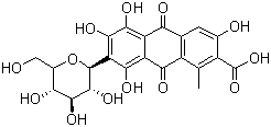 胭脂虫红分子结构 (CAS 1390-65-4)
