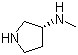 (R)-N-Methylpyrrolidin-3-amine molecular structure (CAS 139015-33-1)