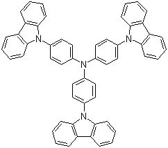 4,4',4''-Tris(carbazol-9-yl)-triphenylamine molecular structure (CAS 139092-78-7)