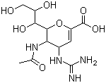 扎那米韦分子结构 (CAS 139110-80-8)