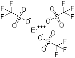 结构式 CAS# 139177-64-3, 三氟甲磺酸铒(III)