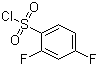 2,4-二氟苯磺酰氯分子结构 (CAS 13918-92-8)