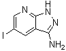 结构式 CAS# 1392152-87-2, 5-碘-1H-吡唑并[3,4-b]吡啶-3-胺