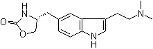 (4R)-4-[[3-[2-(Dimethylamino)ethyl]-1H-indol-5-yl]methyl]-2-oxazolidinone molecular structure (CAS 139264-24-7)