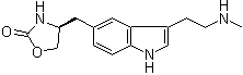 structure of CAS# 139264-35-0, (4S)-4-[[3-[2-(Methylamino)ethyl]-1H-indol-5-yl]methyl]-2-oxazolidinone;183C91