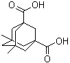 structure of CAS# 13928-68-2, 5,7-Dimethyladamantane-1,3-dicarboxylic acid;1,3-Dimethyl-5,7-adamantanedicarboxylic acid