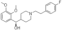 结构式 CAS# 139290-65-6, 氟利色林