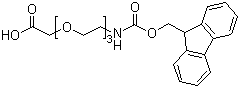 5,8,11-Trioxa-2-azatridecanedioic acid 1-(9H-fluoren-9-ylmethyl) ester molecular structure (CAS 139338-72-0)