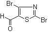 structure of CAS# 139669-95-7, 2,4-Dibromothiazole-5-carboxaldehyde;2,4-Dibromo-5-thiazolecarboxaldehyde
