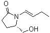 结构式 CAS# 139694-77-2, [S-(E)]-1-(1-丁烯基)-5-(羟甲基)-2-吡咯烷酮