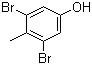 structure of CAS# 13979-81-2, 3,5-Dibromo-4-methylphenol;3,5-Dibromo-p-cresol