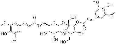 3',6-Disinapoylsucrose molecular structure (CAS 139891-98-8)