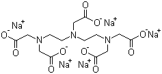 Pentasodium DTPA molecular structure (CAS 140-01-2)