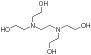 N,N,N',N'-Tetrakis(2-hydroxyethyl)ethylenediamine molecular structure (CAS 140-07-8)