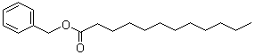 structure of CAS# 140-25-0, Benzyl laurate;Benzyl dodecanoate; NSC 404342; Dodecanoic acid phenylmethyl ester; Lauric acid benzyl ester