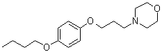 structure of CAS# 140-65-8, Pramocaine;Pramoxin; Proxazocain; Tronopthane; Tronotene; p-Butoxyphenyl gamma-morpholinopropyl ether; gamma-Morpholinopropyl 4-n-butoxyphenyl ether