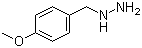 structure of CAS# 140-69-2, (4-Methoxybenzyl)hydrazine
