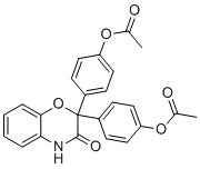 结构式 CAS# 14008-48-1, 双酚沙丁乙酸酯