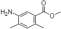 structure of CAS# 140112-97-6, 5-Amino-2,4-dimethylbenzoic acid methyl ester
