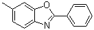 6-Methyl-2-phenylbenzoxazolephenylbenzoxazole molecular structure (CAS 14016-00-3)