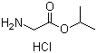 Glycine isopropyl ester hydrochloride molecular structure (CAS 14019-62-6)