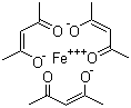 Ferric acetylacetonate molecular structure (CAS 14024-18-1)