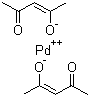 Palladium(II) acetylacetonate molecular structure (CAS 14024-61-4)