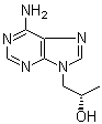 L-(+)-9-(2-Hydroxypropyl)adenine molecular structure (CAS 14047-27-9)