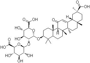 甘草酸分子结构 (CAS 1405-86-3)