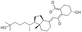 Calcifediol-d3 molecular structure (CAS 140710-94-7)
