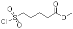 5-(Chlorosulfonyl)pentanoic acid methyl ester molecular structure (CAS 1408058-14-9)