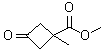 1-Methyl-3-oxocyclobutanecarboxylic acid methyl ester molecular structure (CAS 1408075-88-6)