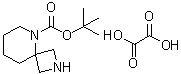 structure of CAS# 1408076-07-2, 2,5-Diazaspiro[3.5]nonane-5-carboxylic acid 1,1-dimethylethyl ester ethanedioate (1:1)