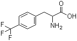 4-三氟甲基-DL-苯丙氨酸分子结构 (CAS 14091-16-8)