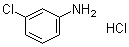 3-氯苯胺盐酸盐分子结构 (CAS 141-85-5)
