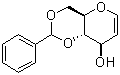 2-Phenyl-4,4a,8,8a-tetrahydropyrano[3,2-d][1,3]dioxin-8-ol molecular structure (CAS 14125-70-3)