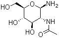 2-Acetamido-2-deoxy-beta-D-glucopyranosylamine molecular structure (CAS 14131-68-1)