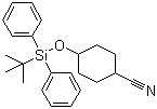 4-[(tert-Butyldiphenylsilyl)oxy]cyclohexanecarbonitrile molecular structure (CAS 141336-97-2)