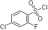 4-Chloro-2-fluorobenzenesulfonyl chloride molecular structure (CAS 141337-26-0)