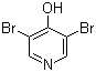 structure of CAS# 141375-47-5, 3,5-Dibromo-4-hydroxypyridine;3,5-Dibromo-4-pyridinol