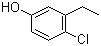 结构式 CAS# 14143-32-9, 4-氯-3-乙基苯酚