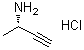 (2S)-3-Butyn-2-amine hydrochloride molecular structure (CAS 1414960-66-9)