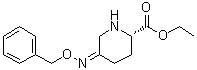 (2S)-5-[(Phenylmethoxy)imino]-2-piperidinecarboxylic acid ethyl ester molecular structure (CAS 1416134-60-5)